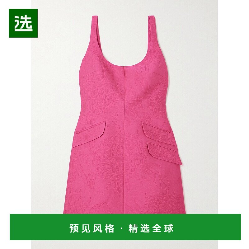1h可退 香港直邮EMILIA WICKSTEAD 女士 Talia 泡泡纱迷你连衣裙