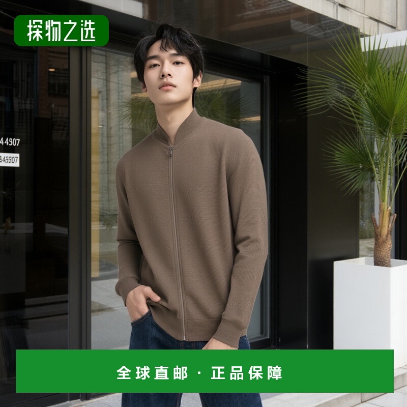 1h可退 香港直邮John Smedley 男士 16.Singular 美利奴羊毛拉链