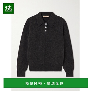 1h可退 香港直邮DAUGHTER 女士 Edith 羊毛Polo毛衣 HKN03893CHAR