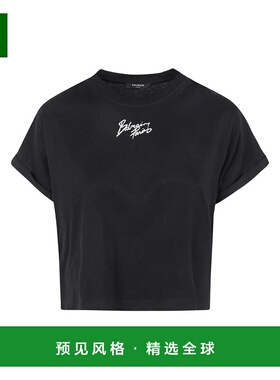 香港直邮BALMAIN 女士T恤 GF1EE005BD40EABNOIRBLANC SS2026