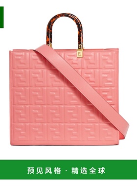 香港直邮Fendi 徽标单肩包 8BH386AMCV托特包手提包