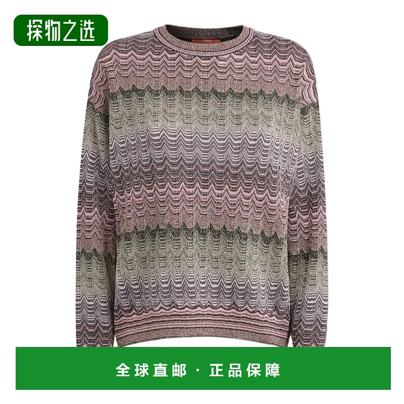 香港直邮Missoni 锯齿状针织衫 DS24WN0PBK039I长袖