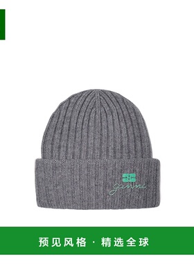 香港直邮Ganni 徽标帽子 A6928针织帽