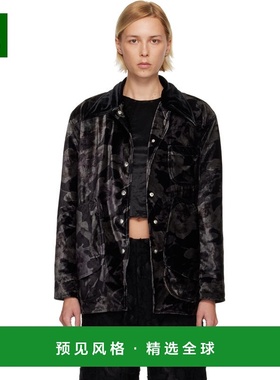 1h可退 香港直邮Collina Strada 女士 黑色 & 灰色 Stable 夹克 X