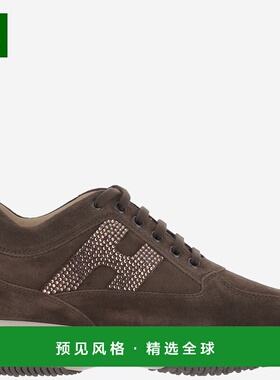 1h可退 香港直邮Hogan 女士 互動運動鞋 HXW00N02011UH6 brown棕