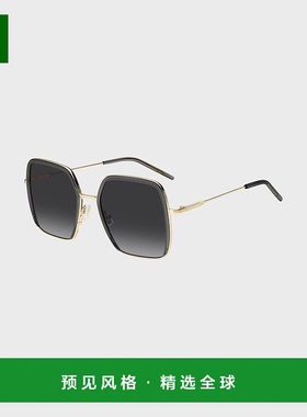 欧洲直邮HUGO BOSS雨果BOSS BLACK 灰色醋酸纤维太阳镜 配金