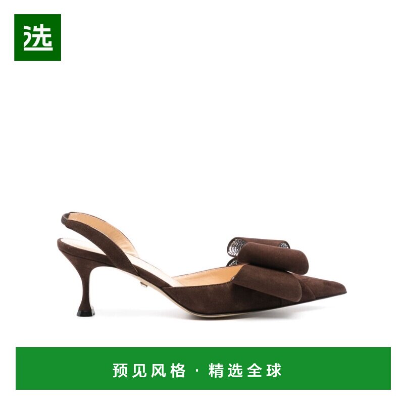 香港直邮MACH&MACH 女士凉鞋 PF24S057765SUEDKBDARKBROWN单鞋