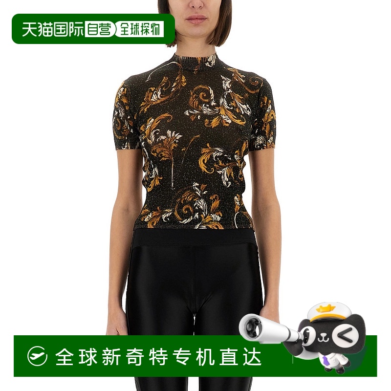 1h可退 欧洲直邮versace 女士 上装T恤范思哲