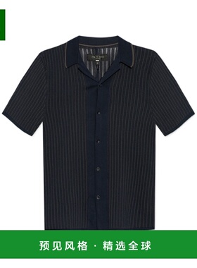 香港直邮RAG & BONE 男士衬衫 MBS24H032BC32SALUTE CO 黑色