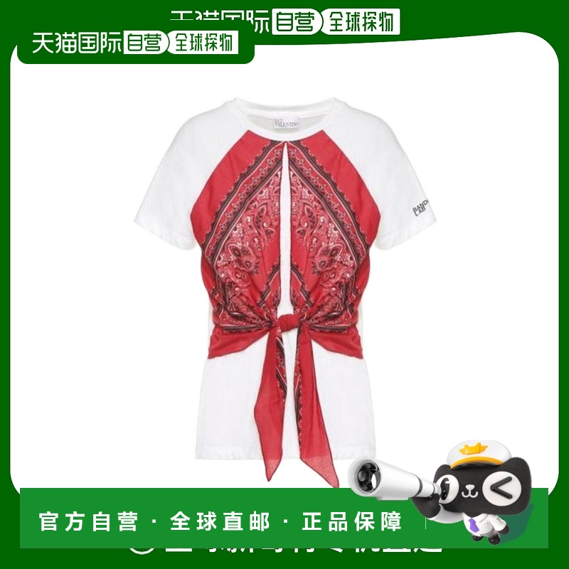 【99新未使用】香港直邮Red Valentino 绑带设计T恤 PR0MG08Z3QN