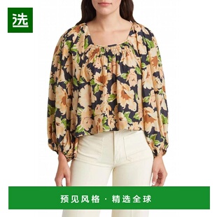 1h可退 【美国直邮】THE GREAT Victorian Rose Print 100 真丝衬