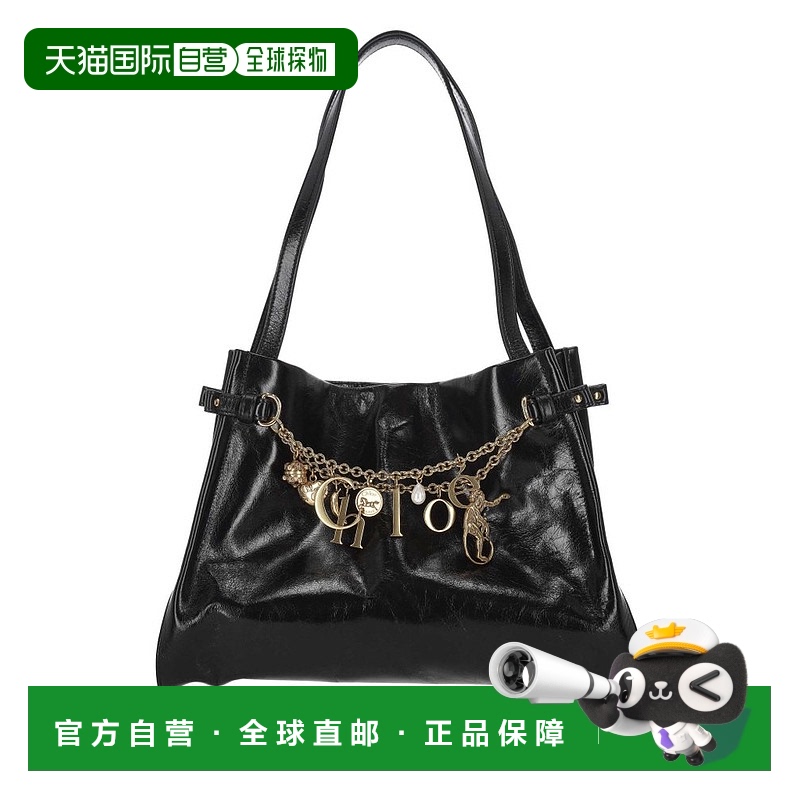 1h可退 香港直邮Chloe 蔻依 女士 吊饰单肩新月包 CH25AS870P60