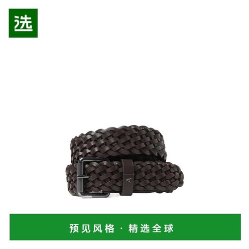 香港直邮Armani Exchange 徽标腰带 9514074R862牛皮皮带
