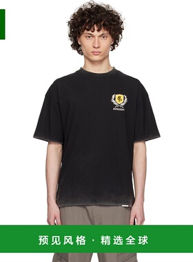 1h可退 香港直邮Represent 男士 黑色 Crest T 恤 MLM41069