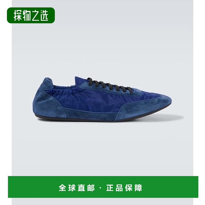 1h可退 香港直邮Prada 普拉达 男士 Collapse Re-Nylon 绒面革运