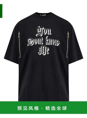 香港直邮UNDERCOVER 男士T恤 UP2E4811BLACK AW2025 黑色 T-Shirt