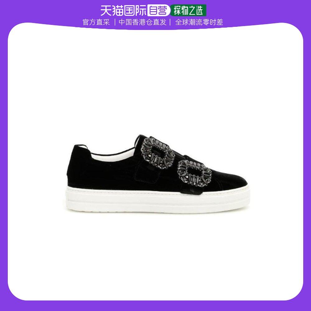 香港直邮roger vivierroger vivier 黑色水晶方扣女士休闲运动鞋