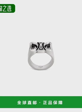 1h可退 香港直邮Celine 思琳 男士 徽标戒指 461DR6BRA metal金属