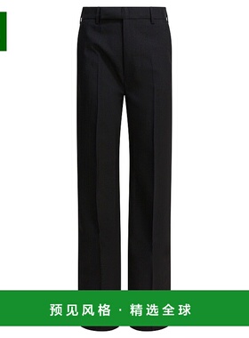 香港直邮Rick Owens 腰带袢休闲裤 RP02E4302WGP羊毛直筒裤