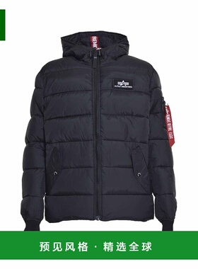 1h可退 香港直邮Alpha Industries 男士 ALPHA INDUSTRIES 黑色外