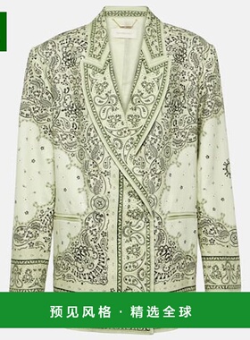 1h可退 香港直邮ZIMMERMANN 女士 Matchmaker 印花亚麻西装外套