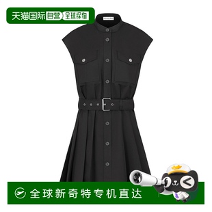 褶裥紐扣連衣裙 香港直郵Dior 421R07A3332迪奧