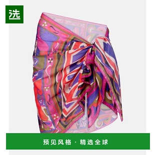 1h可退 香港直邮Emilio Pucci 璞琪 女士 Orchidee 棉质海滩罩衫