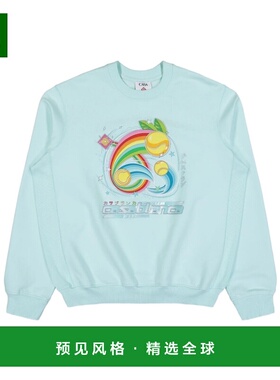 香港直邮CASABLANCA 男士针织衫 MAW25JTP29301 AW2025 蓝色卫衣