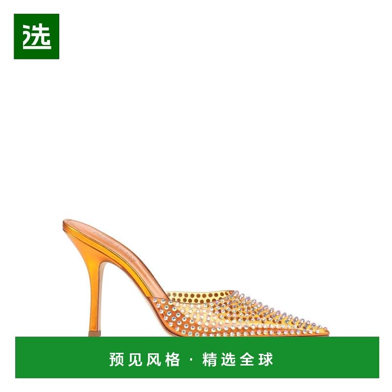 1h可退 香港直邮Paris Texas 女士 Mules 木屐 orange橙色 舒适时,女鞋,穆勒鞋,淘宝优惠券,粉丝福利购,淘宝优惠卷