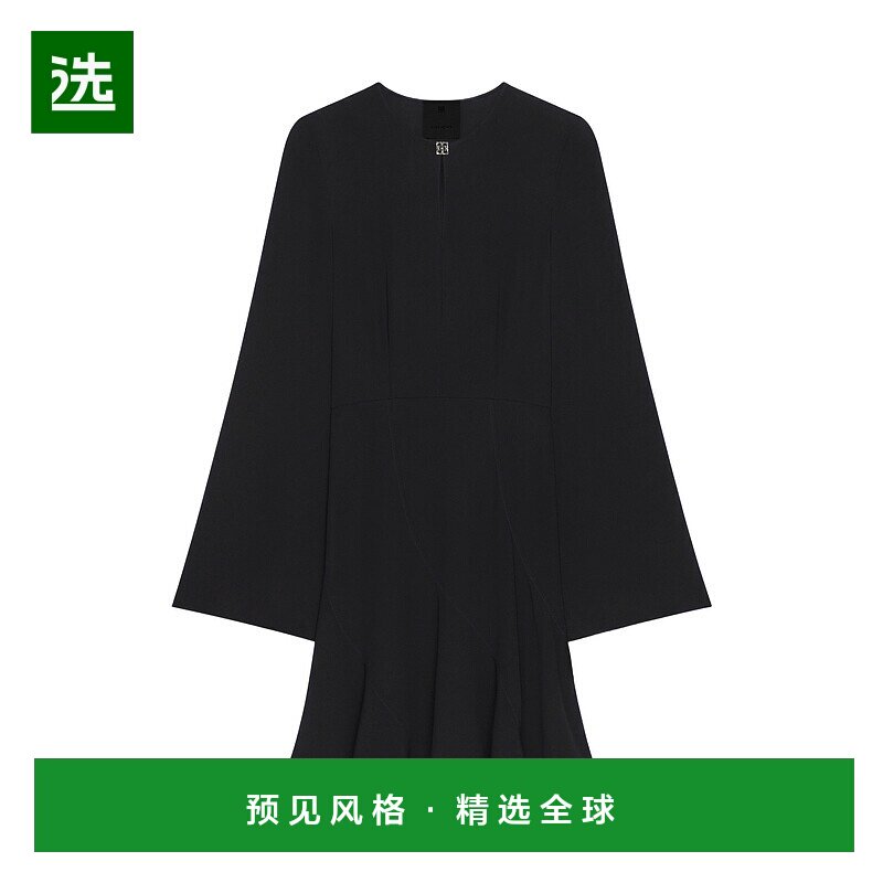 香港直邮Givenchy 长袖圆领连衣裙 BW223H14N6纪梵希