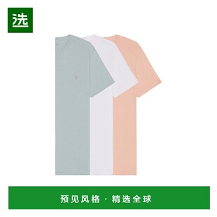 1h可退 香港直邮Allsaints 男士 Tonic 水手领T恤(三件套) M029JB