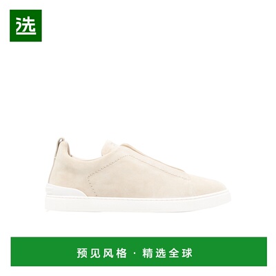 香港直邮Zegna 圆头低帮休闲鞋男鞋杰尼亚一脚蹬 RLHSOYS4667Z