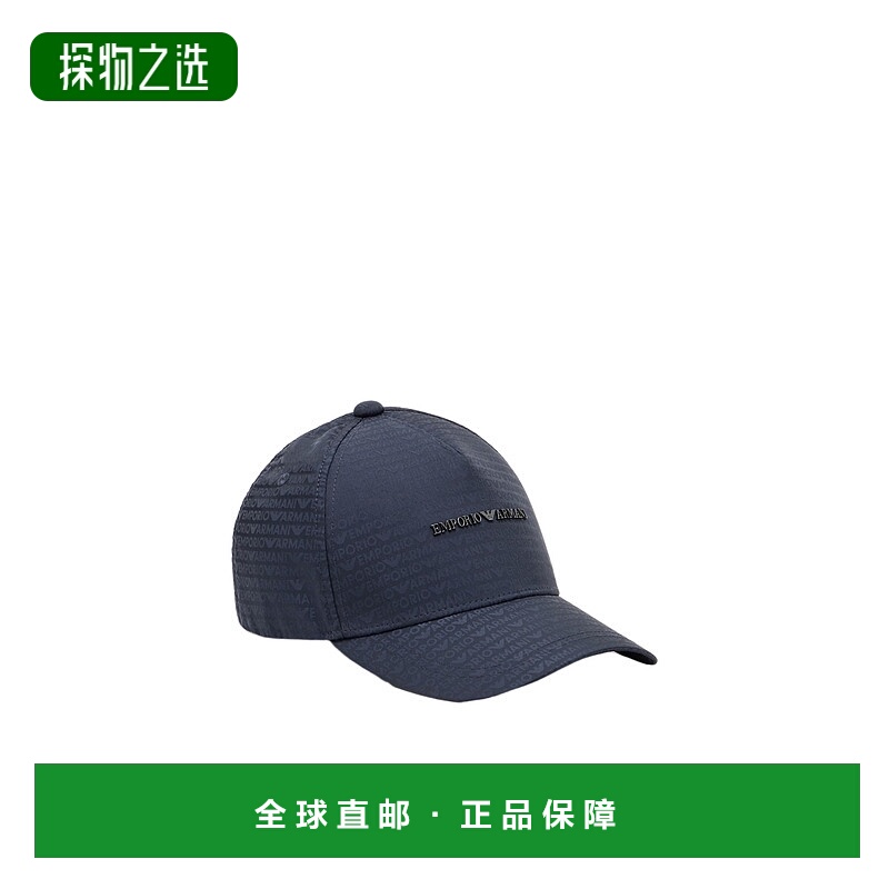 香港直邮Emporio Armani 提花尼龙棒球帽 EM003741AF15384鸭舌帽