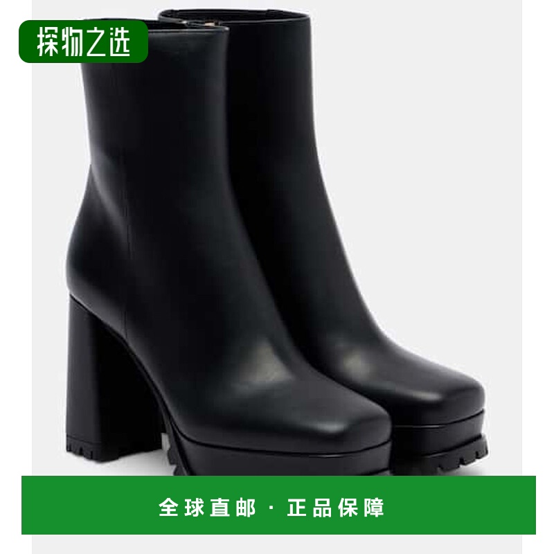 香港直邮Gianvito Rossi 吉安维托·罗西 女士 Harlem 皮质防水台