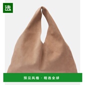 香港直邮The Row 女士 1h可退 Bindle 小号绒面革手提包托特包