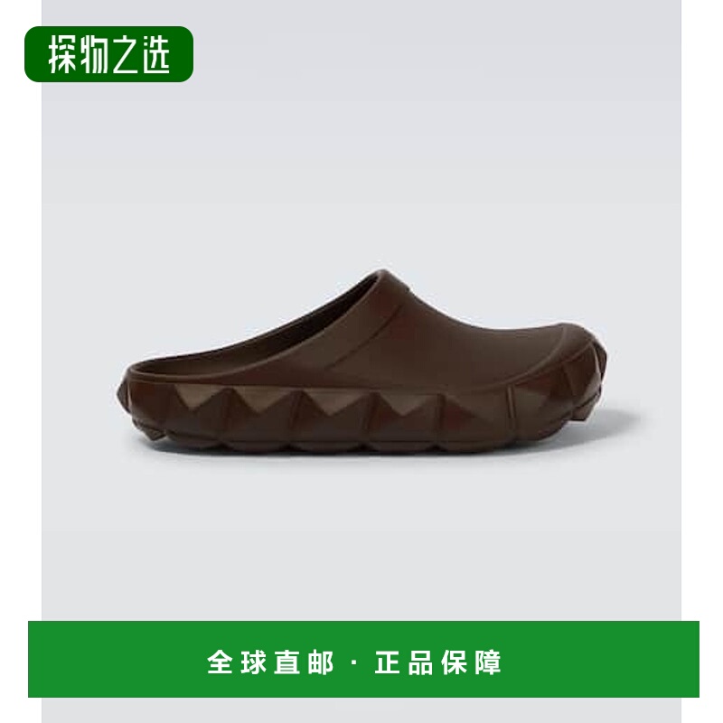 香港直邮valentino 华伦天奴 男士 Turtle 罗马铆钉木屐