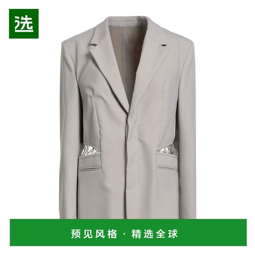 1h可退 香港直邮Dion Lee 女士 西装外套 grey灰色 舒适时尚通勤