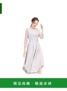 【日本直邮】dress+ 女士 连衣裙气质时尚雪纺时尚高端减龄高级感