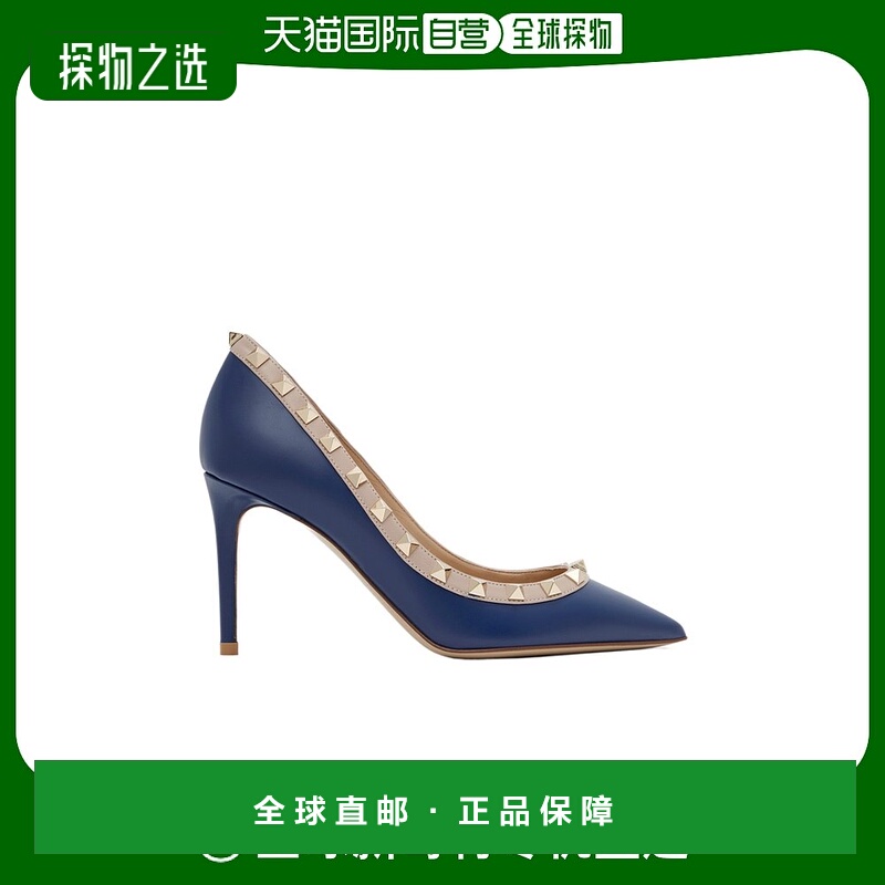 【99新未使用】香港直邮Valentino 尖头铆钉高跟鞋 UW2S0A04VOD