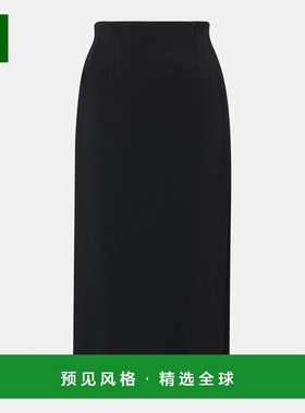 1h可退 香港直邮MaxMara 麦斯玛拉 女士 Pece crêpe 铅笔半身裙