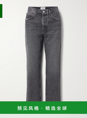 1h可退 香港直邮AGOLDE 女士 Valen 中腰直筒牛仔裤 A1951601SPIR