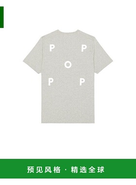 1h可退 香港直邮POP TRADING COMPANY 男士 Reflective 徽标T恤 P