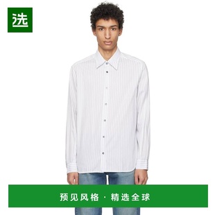 1h可退 香港直邮Sunflower 男士 白色 & 灰色 Please 衬衫 1174