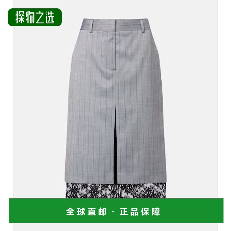 香港直邮Stella Mccartney 斯特拉·麦卡特尼 女士 Pinestripe 羊