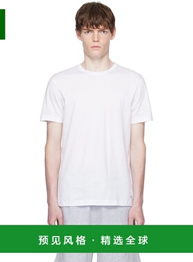 1h可退 香港直邮BOSS 波士 男士 白色 BECKHAM 联名 Mercerised C