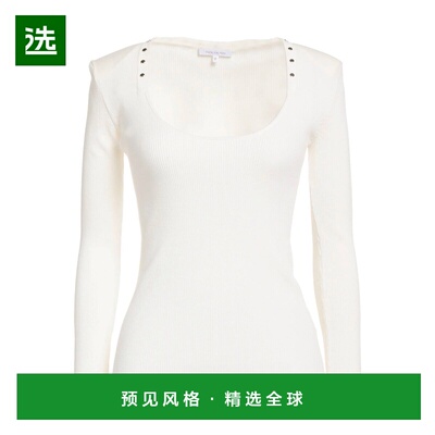 1h可退 香港直邮Patrizia Pepe 柏翠莎 佩佩 女士 毛衣 beige米色