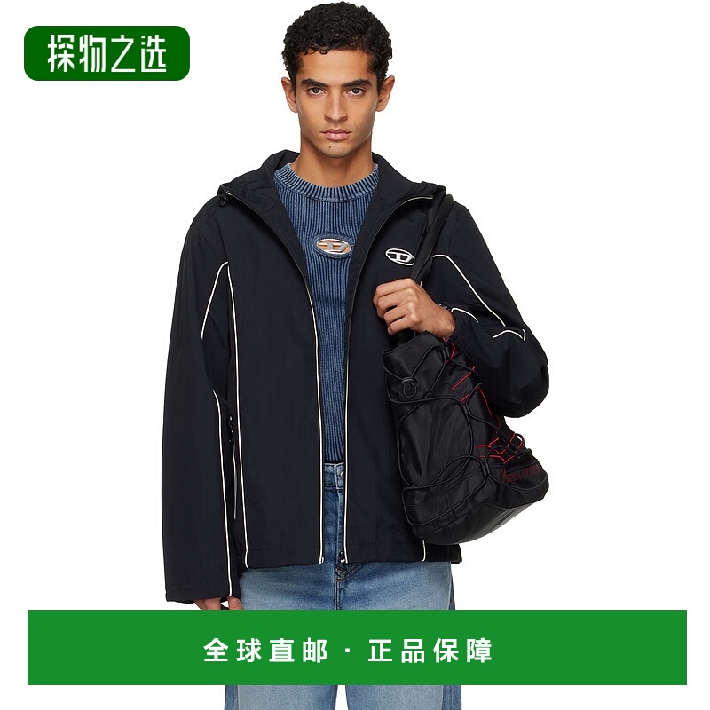 香港直邮Diesel 迪赛 男士 黑色 J-Hives 夹克 A061490DGAM