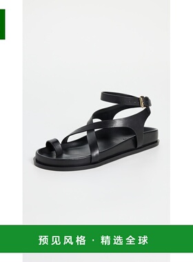1h可退 香港直邮a emery 女士 Jalen 超薄款凉鞋 black黑色 舒适