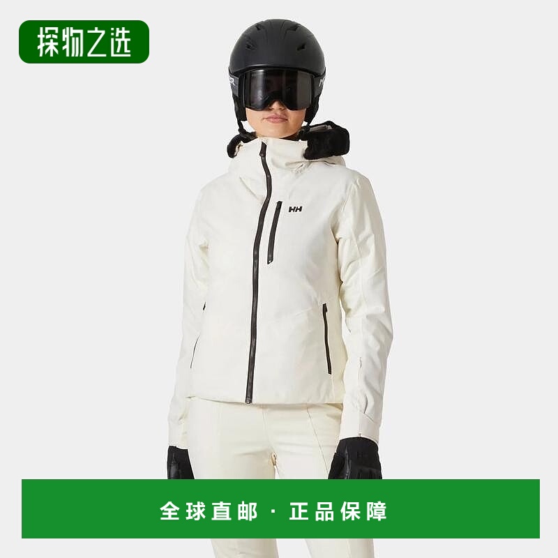 欧洲直邮Helly Hansen 女士白色聚酰胺ValD'Isere蓬松夹克2.0