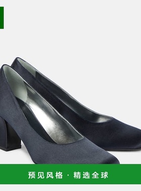 1h可退 香港直邮The Row 女士 Fiore 绸缎浅口鞋 blue蓝色 舒适时